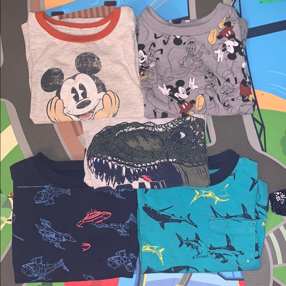 5 3T shirts for boys